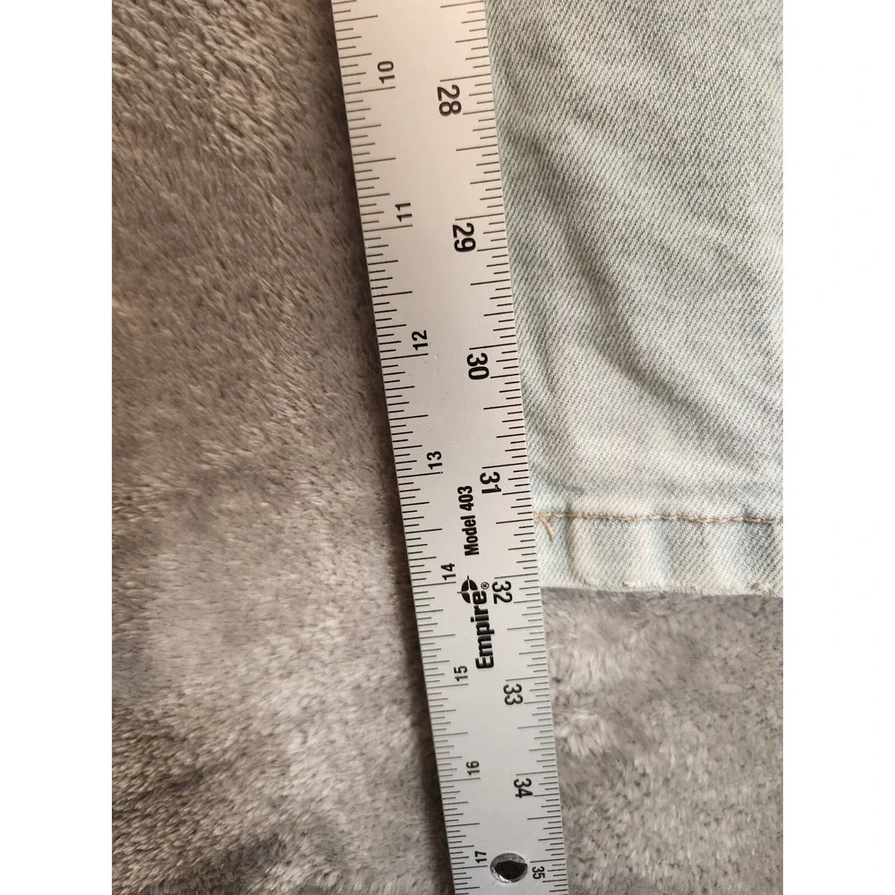 Pull and Bear Jeans Women's 39X32 (Tag EUR 48 MEX 38) Blue Skinny STAIN‎